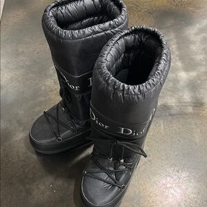 Dior Black Winter Boots